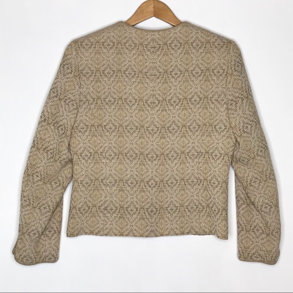 PENDLETON Diamond Ikat Wool Blazer Jacket Women’s Size 10P Petite - Picture 7 of 7